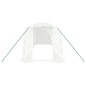 vidaXL Invernadero con estructura de acero blanco 16 m² 8x2x2 m vidaXL Invernadero con estructura de acero blanco 16 m² 8x2x2 m