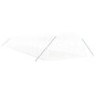 vidaXL Invernadero con estructura de acero blanco 72 m² 18x4x2 m vidaXL Invernadero con estructura de acero blanco 72 m² 18x4x2 m