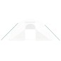 vidaXL Invernadero con estructura de acero blanco 72 m² 18x4x2 m vidaXL Invernadero con estructura de acero blanco 72 m² 18x4x2 m