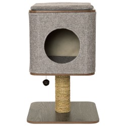 Jack and Vanilla Rascador para gatos con soporte Molly 42x42x67cm gris