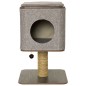 Jack and Vanilla Rascador para gatos con soporte Molly 42x42x67cm gris Jack and Vanilla Rascador para gatos con soporte Molly 42x42x67cm gris
