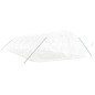 vidaXL Invernadero con estructura de acero blanco 60 m² 12x5x2,3 m vidaXL Invernadero con estructura de acero blanco 60 m² 12x5x2,3 m