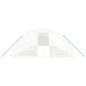 vidaXL Invernadero con estructura de acero blanco 60 m² 12x5x2,3 m vidaXL Invernadero con estructura de acero blanco 60 m² 12x5x2,3 m