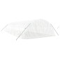 vidaXL Invernadero con estructura de acero blanco 60 m² 12x5x2,3 m vidaXL Invernadero con estructura de acero blanco 60 m² 12x5x2,3 m