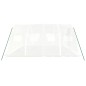 vidaXL Invernadero con estructura de acero blanco 16 m² 4x4x2 m