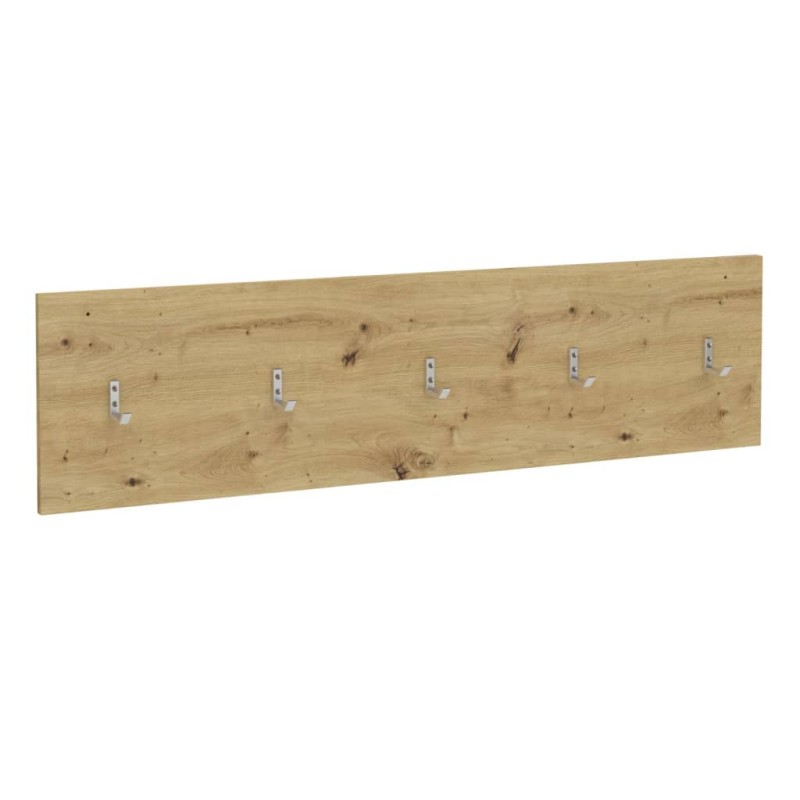FMD Perchero de pared roble artesanal 108,9x1,5x28,1 cm FMD Perchero de pared roble artesanal 108,9x1,5x28,1 cm