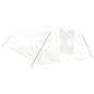 vidaXL Invernadero con estructura de acero blanco 30 m² 10x3x2 m vidaXL Invernadero con estructura de acero blanco 30 m² 10x3x2 m