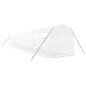 vidaXL Invernadero con estructura de acero blanco 24 m² 12x2x2 m vidaXL Invernadero con estructura de acero blanco 24 m² 12x2x2 m