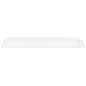 vidaXL Invernadero con estructura de acero blanco 80 m² 16x5x2,3 m vidaXL Invernadero con estructura de acero blanco 80 m² 16x5x2,3 m