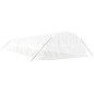 vidaXL Invernadero con estructura de acero blanco 80 m² 16x5x2,3 m vidaXL Invernadero con estructura de acero blanco 80 m² 16x5x2,3 m