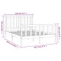 vidaXL Estructura de cama con cabecero madera maciza pino 140x200 cm vidaXL Estructura de cama con cabecero madera maciza pino 140x200 cm