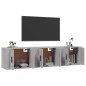 vidaXL Muebles para TV de pared 3 uds gris Sonoma 57x34,5x40 cm vidaXL Muebles para TV de pared 3 uds gris Sonoma 57x34,5x40 cm