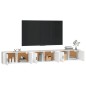 vidaXL Muebles para TV de pared 3 uds blanco 100x34,5x40 cm vidaXL Muebles para TV de pared 3 uds blanco 100x34,5x40 cm