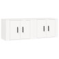 vidaXL Muebles para TV de pared 2 uds blanco 57x34,5x40 cm vidaXL Muebles para TV de pared 2 uds blanco 57x34,5x40 cm