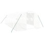 vidaXL Invernadero con estructura de acero blanco 18 m² 6x3x2 m vidaXL Invernadero con estructura de acero blanco 18 m² 6x3x2 m
