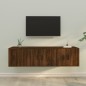 vidaXL Set de muebles para TV 3 pzas madera contrachapada roble marrón vidaXL Set de muebles para TV 3 pzas madera contrachapada roble marrón