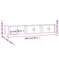 vidaXL Muebles para TV de pared 3 uds gris hormigón 80x34,5x40 cm vidaXL Muebles para TV de pared 3 uds gris hormigón 80x34,5x40 cm