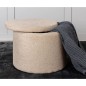 Venture Home Puf Dunken felpa beige 51x51x43 cm Venture Home Puf Dunken felpa beige 51x51x43 cm