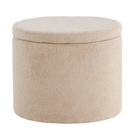 Venture Home Puf Dunken felpa beige 51x51x43 cm