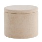 Venture Home Puf Dunken felpa beige 51x51x43 cm Venture Home Puf Dunken felpa beige 51x51x43 cm