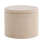 Venture Home Puf Dunken felpa beige 51x51x43 cm Venture Home Puf Dunken felpa beige 51x51x43 cm