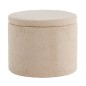 Venture Home Puf Dunken felpa beige 51x51x43 cm Venture Home Puf Dunken felpa beige 51x51x43 cm