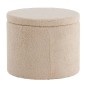 Venture Home Puf Dunken felpa beige 51x51x43 cm Venture Home Puf Dunken felpa beige 51x51x43 cm