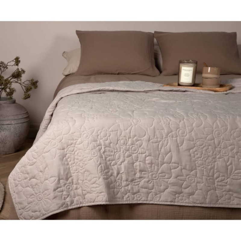Venture Home Colcha Niki poliéster beige 150x250 cm Venture Home Colcha Niki poliéster beige 150x250 cm