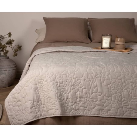 Venture Home Colcha Niki poliéster beige 150x250 cm