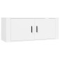 vidaXL Set de muebles para TV 5 piezas madera contrachapada blanco