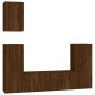 vidaXL Set de muebles para TV 5 pzas madera contrachapada roble marrón vidaXL Set de muebles para TV 5 pzas madera contrachapada roble marrón