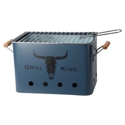 ProGarden Barbacoa rectangular azul oscuro mate