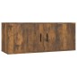 vidaXL Set de muebles de TV 6 pzas madera contrachapada roble ahumado vidaXL Set de muebles de TV 6 pzas madera contrachapada roble ahumado