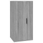 vidaXL Set de muebles para TV 5 pzas madera contrachapada gris Sonoma