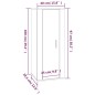 vidaXL Set de muebles para TV 5 piezas madera contrachapada blanco