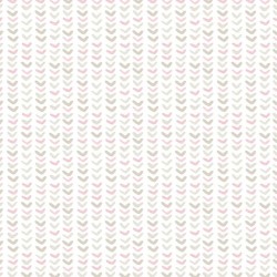 Noordwand Papel pintado Mondo baby Small Harts blanco y rosa