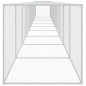 vidaXL Gallinero con techo acero galvanizado antracita 1003x98x90 cm vidaXL Gallinero con techo acero galvanizado antracita 1003x98x90 cm