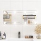 vidaXL Espejo de pared rectangular con luces LED vidrio 30x80 cm vidaXL Espejo de pared rectangular con luces LED vidrio 30x80 cm