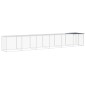vidaXL Gallinero con techo acero galvanizado antracita 603x98x90 cm vidaXL Gallinero con techo acero galvanizado antracita 603x98x90 cm