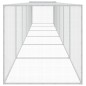vidaXL Gallinero con techo acero galvanizado antracita 603x98x90 cm vidaXL Gallinero con techo acero galvanizado antracita 603x98x90 cm