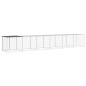 vidaXL Gallinero con techo acero galvanizado antracita 603x98x90 cm vidaXL Gallinero con techo acero galvanizado antracita 603x98x90 cm