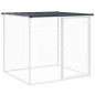 vidaXL Gallinero con techo acero galvanizado antracita 603x98x90 cm vidaXL Gallinero con techo acero galvanizado antracita 603x98x90 cm