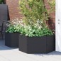 vidaXL Jardineras 2 uds PP gris antracita vidaXL Jardineras 2 uds PP gris antracita