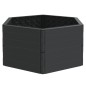 vidaXL Jardineras 2 uds PP gris antracita vidaXL Jardineras 2 uds PP gris antracita