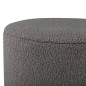 Venture Home Puf Benji felpa negro y crudo 35x35x42,5 cm Venture Home Puf Benji felpa negro y crudo 35x35x42,5 cm