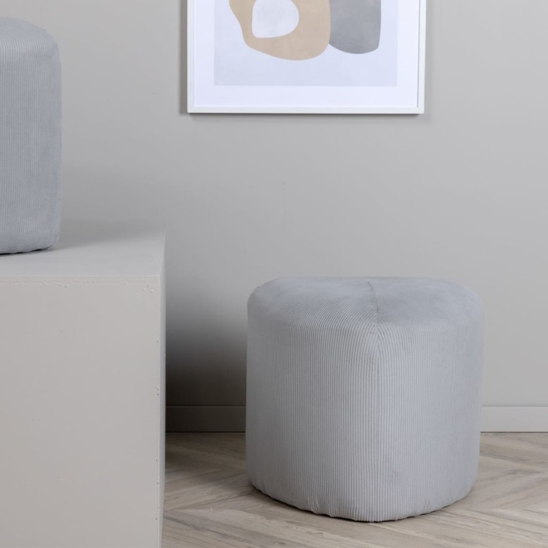 Venture Home Puf Peg pana gris 46x46x41 cm Venture Home Puf Peg pana gris 46x46x41 cm