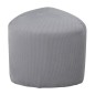 Venture Home Puf Peg pana gris 46x46x41 cm Venture Home Puf Peg pana gris 46x46x41 cm
