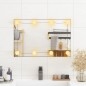 vidaXL Espejo de pared rectangular con luces LED vidrio 40x60 cm vidaXL Espejo de pared rectangular con luces LED vidrio 40x60 cm