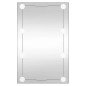 vidaXL Espejo de pared rectangular con luces LED vidrio 40x60 cm vidaXL Espejo de pared rectangular con luces LED vidrio 40x60 cm