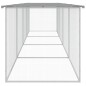 vidaXL Gallinero con techo acero galvanizado gris claro 403x98x90 cm vidaXL Gallinero con techo acero galvanizado gris claro 403x98x90 cm